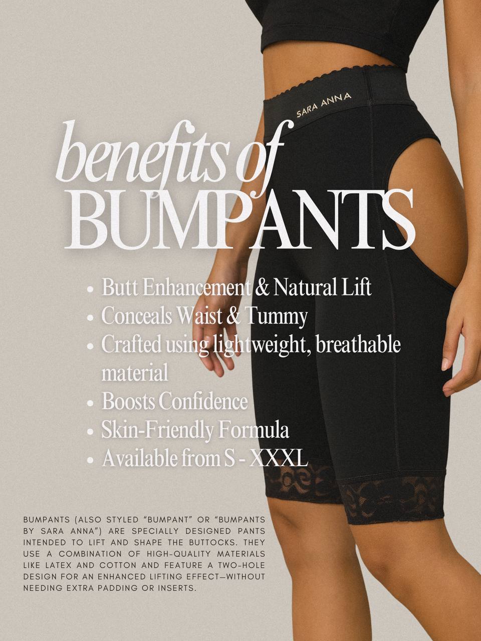 PREMIUM BUMPANTS BY SARA ANNA